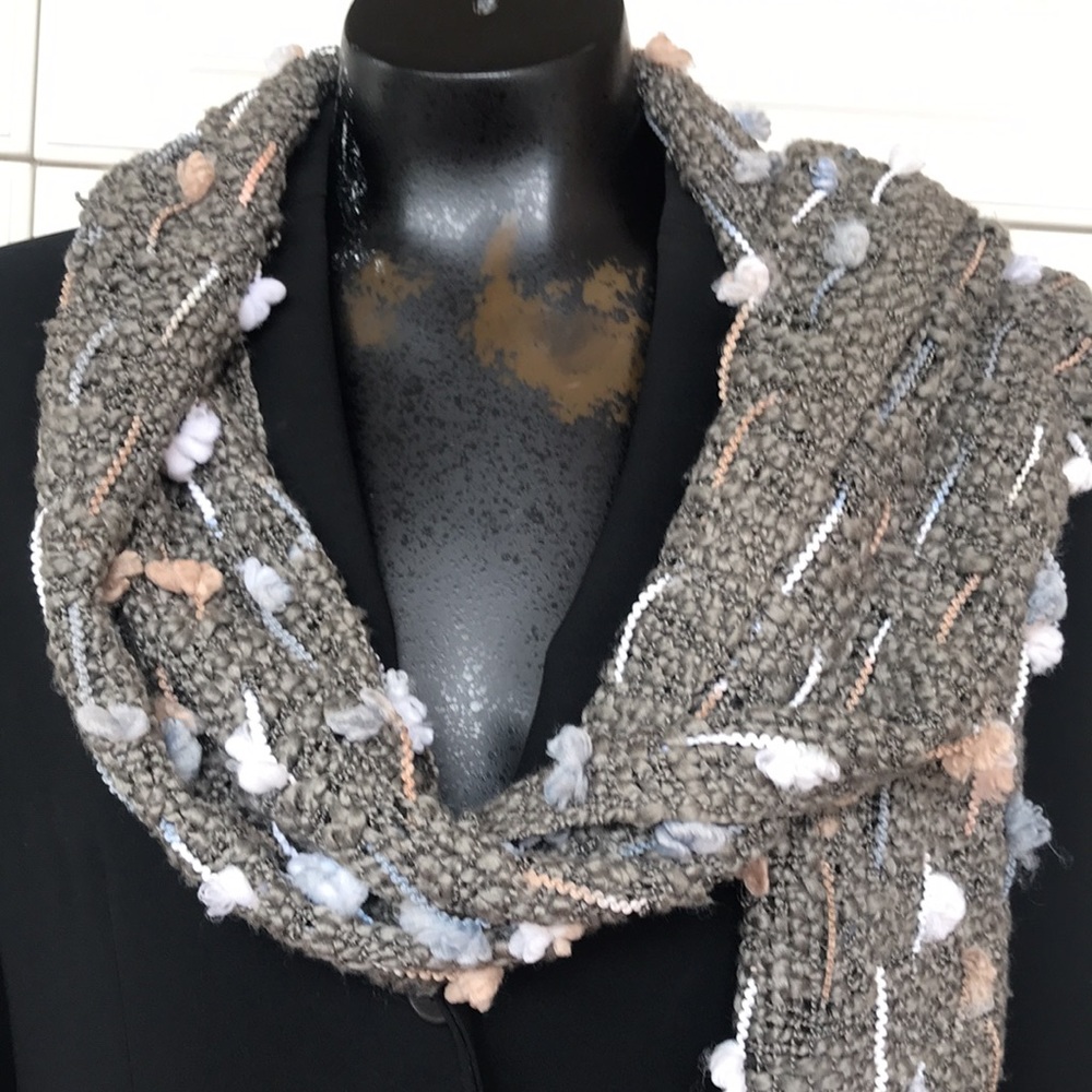 Two’s Company Decorative Yarn Scarf